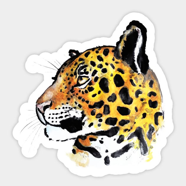 Jaguar Sticker by Carlos Henrique